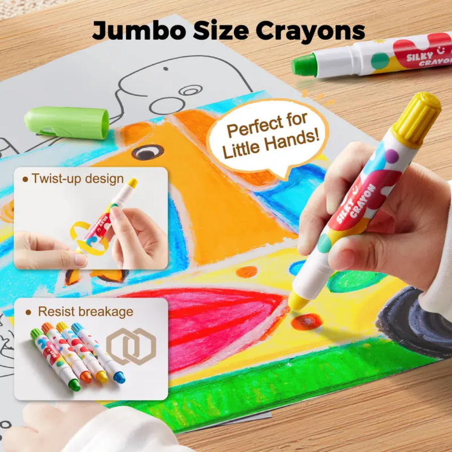 Jumbo Silky Crayons