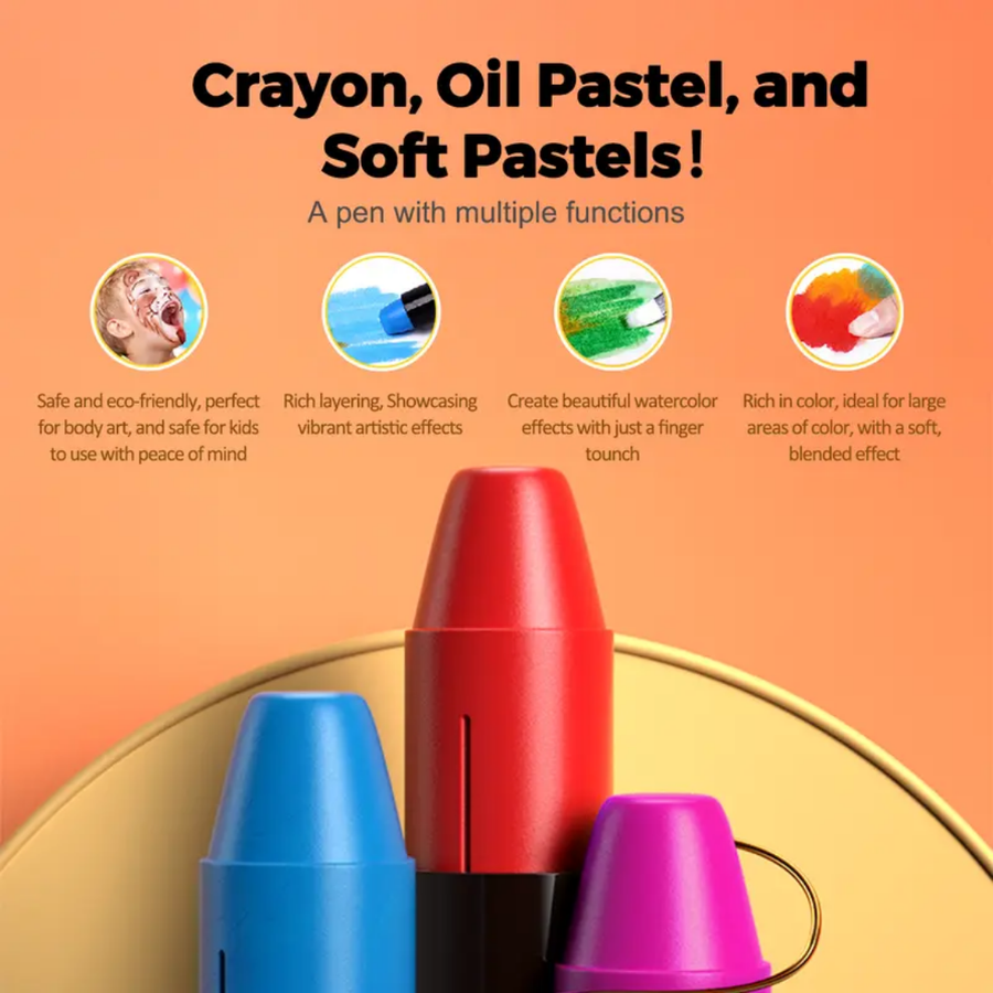 Jumbo Silky Crayons