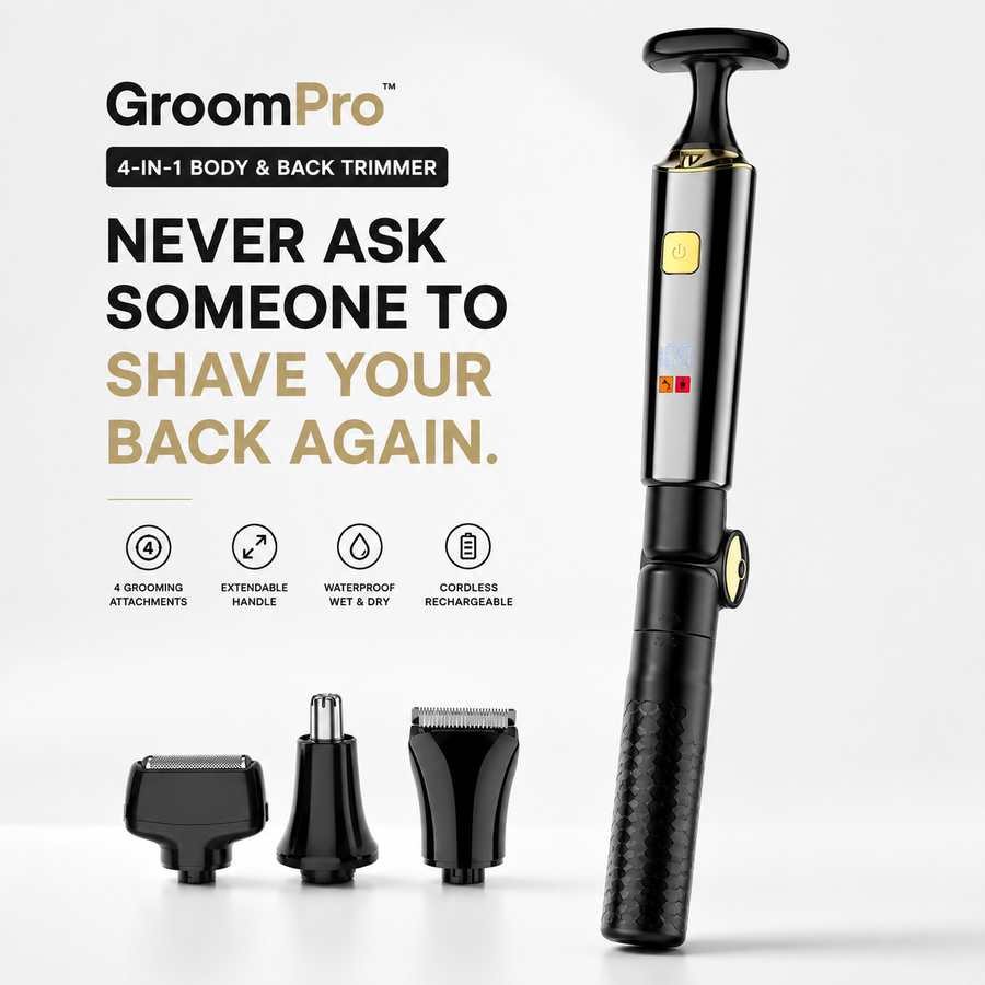 GroomPro 4-in-1 Body & Back Trimmer